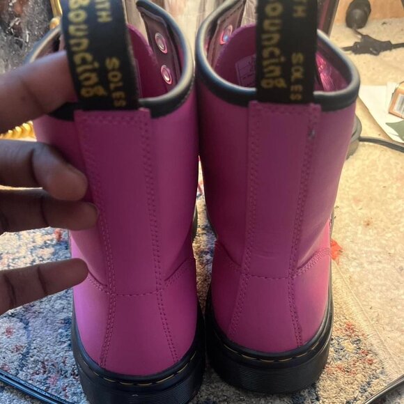 Dr. Martens Women's Pink Boots - Picture 4 of 4